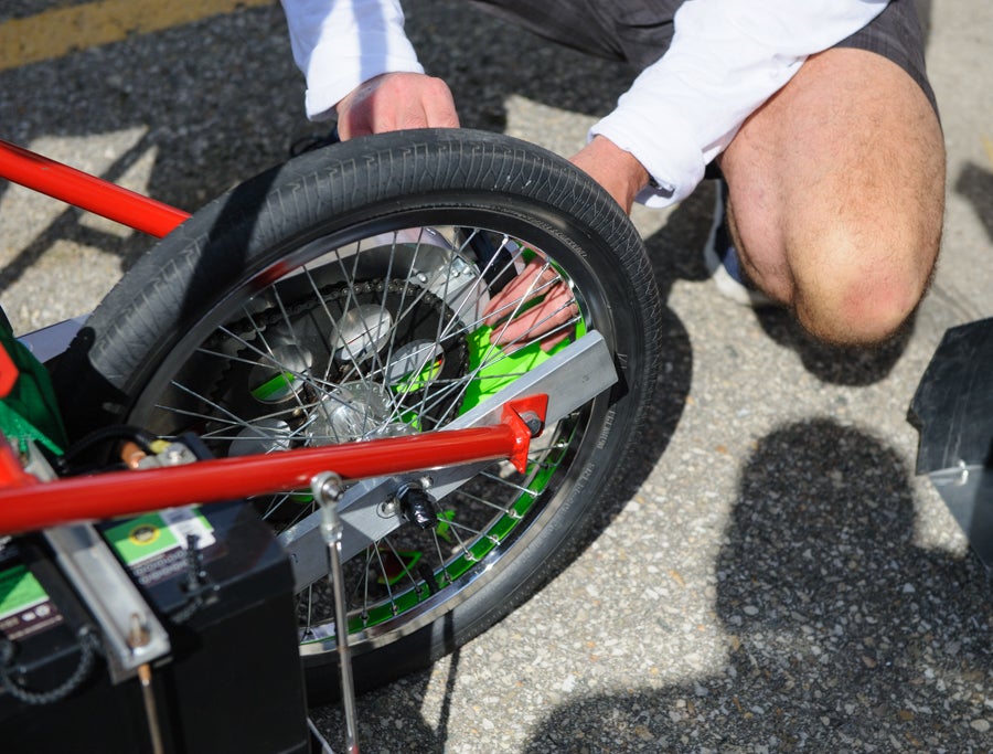 Stephen Lewis' chain guard