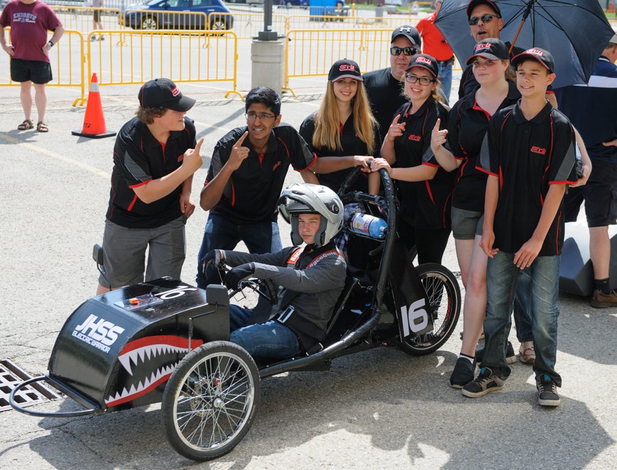 Team before the race