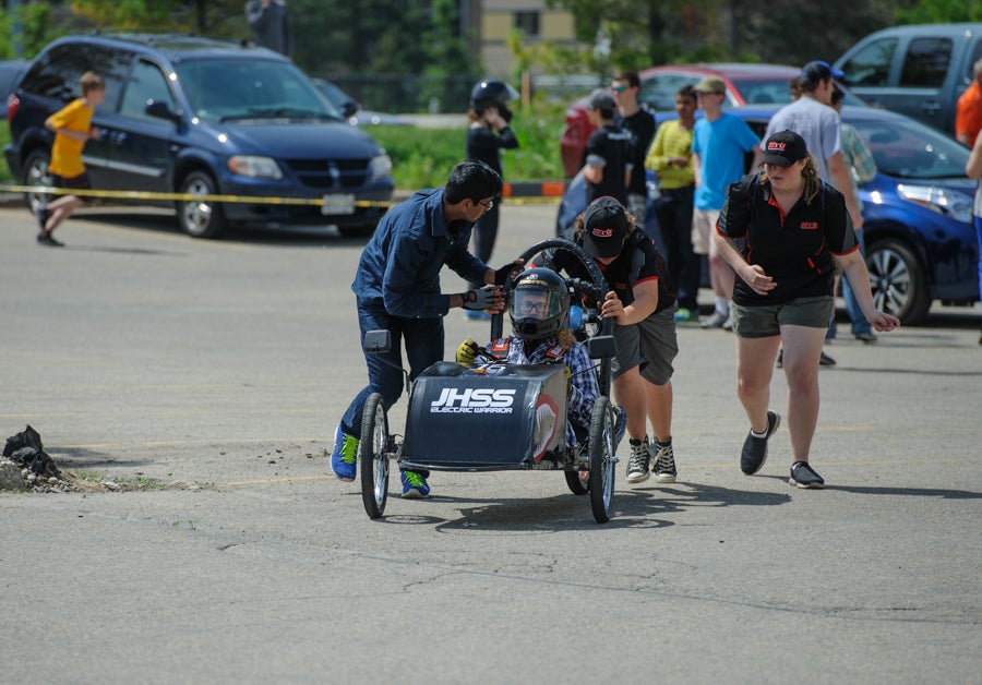 Jacob Hespler in the pits