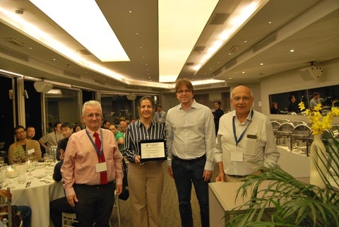 photo of Samira Ghanbarian, Arpan Mukhopadhyay, Dr. Ravi Mazumdar, and Dr. Fabrice Guillemin