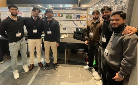 Azizul Chowdhury, Fasih Noor, Ahsen Qureshi, Yash Sethi, Jason Sidhu and Faizan Syed 