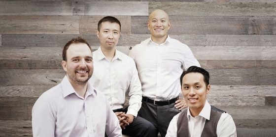 from left David Meyers, Matthew Cheung, Wehuns Tan and David Au-Yeung