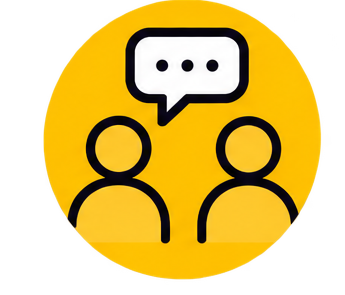 mentor conversation icon