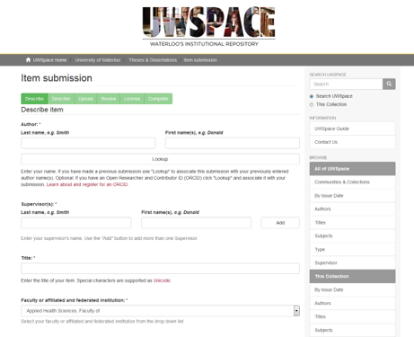 UWSpace Website