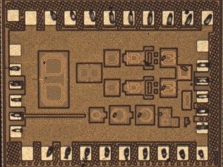 Die photograph of the 5G transceiver front-end prototype