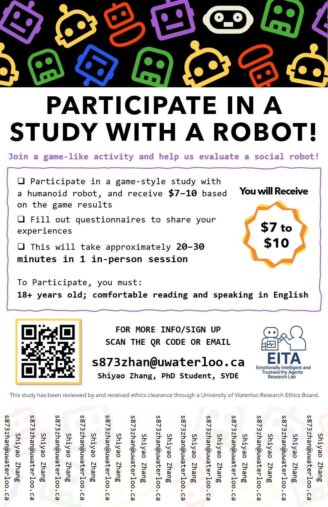 Poster for Guessing Game Study