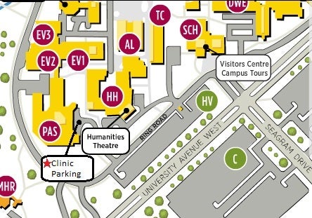 Map of University of Waterloo