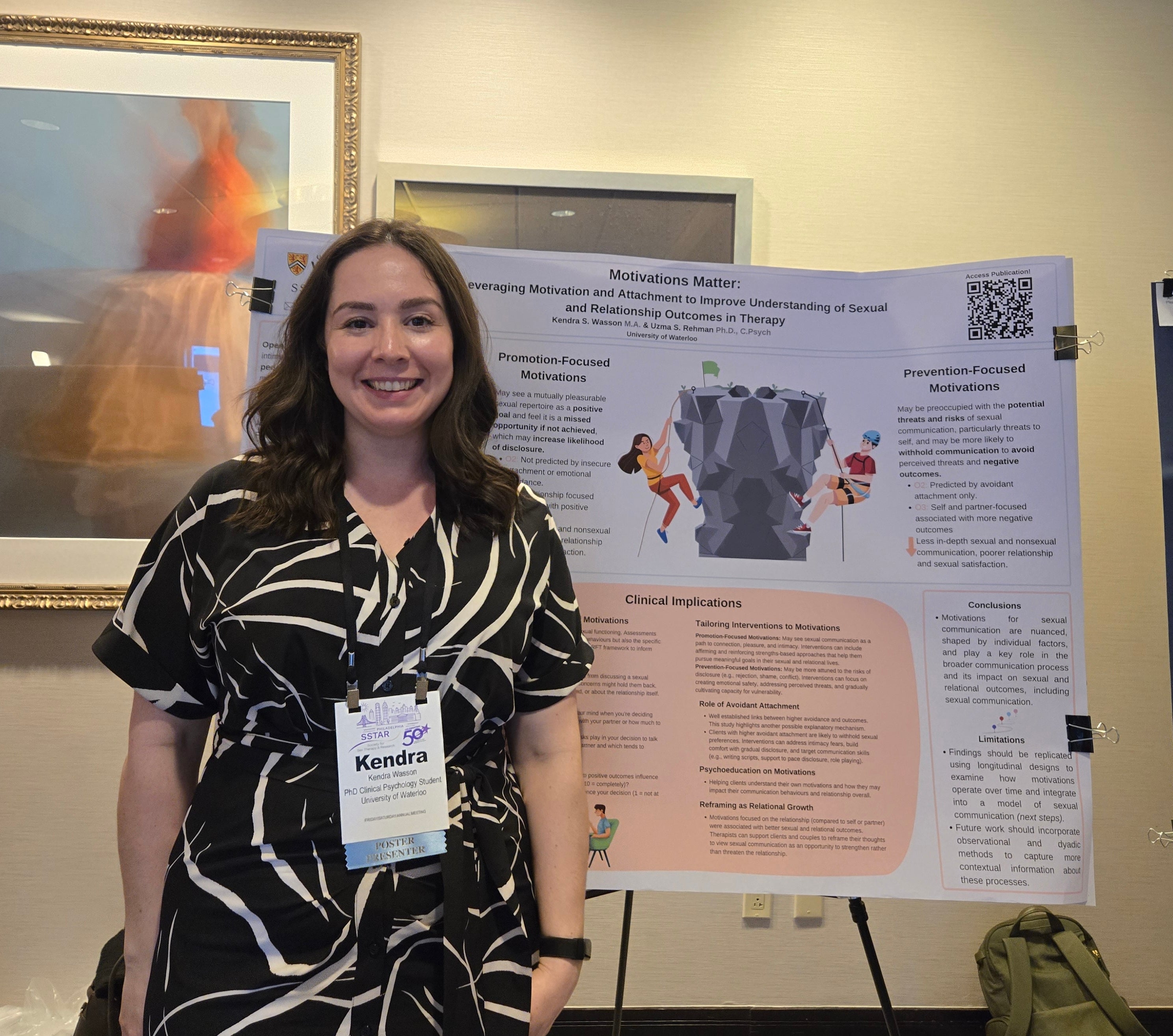 Kendra Wasson at the SSTAR 2025 conference