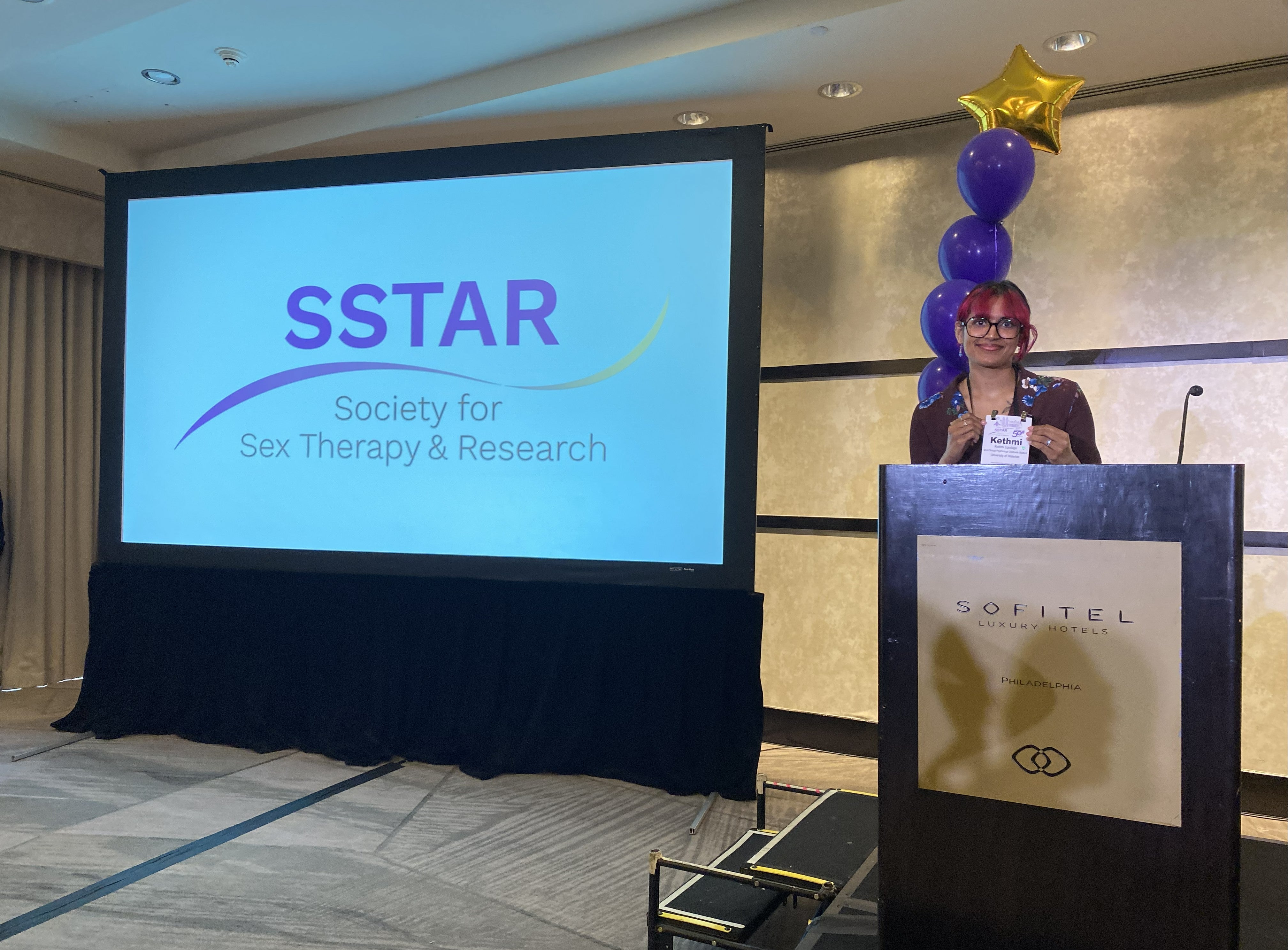 Kethmi at the SSTAR Conference 2025