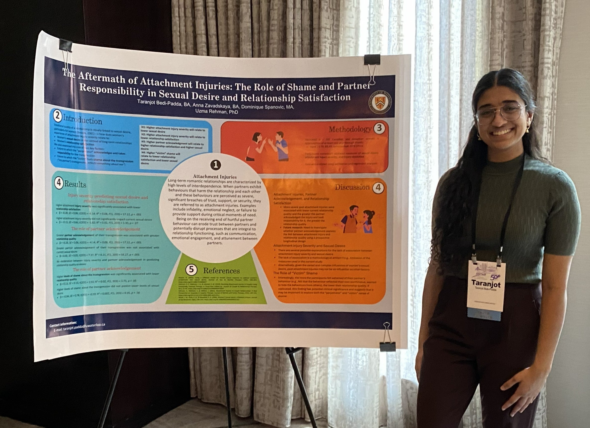 Taranjot at the SSTAR Conference 2025