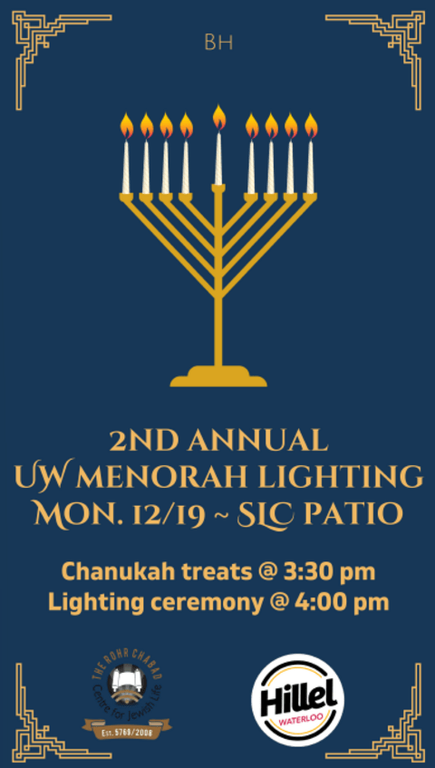 2nd Annual Menorah Lighting Poster 