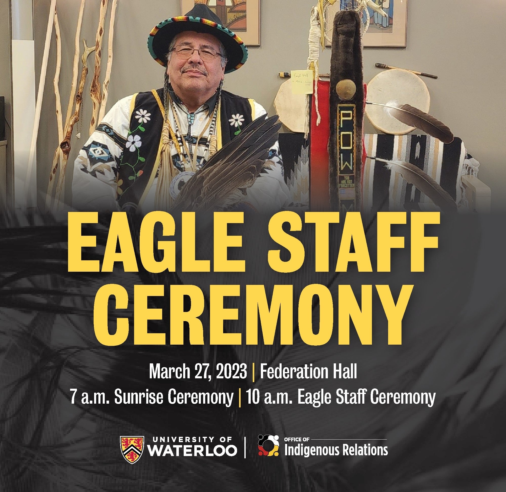 Eagle Staff Ceremony Flyer