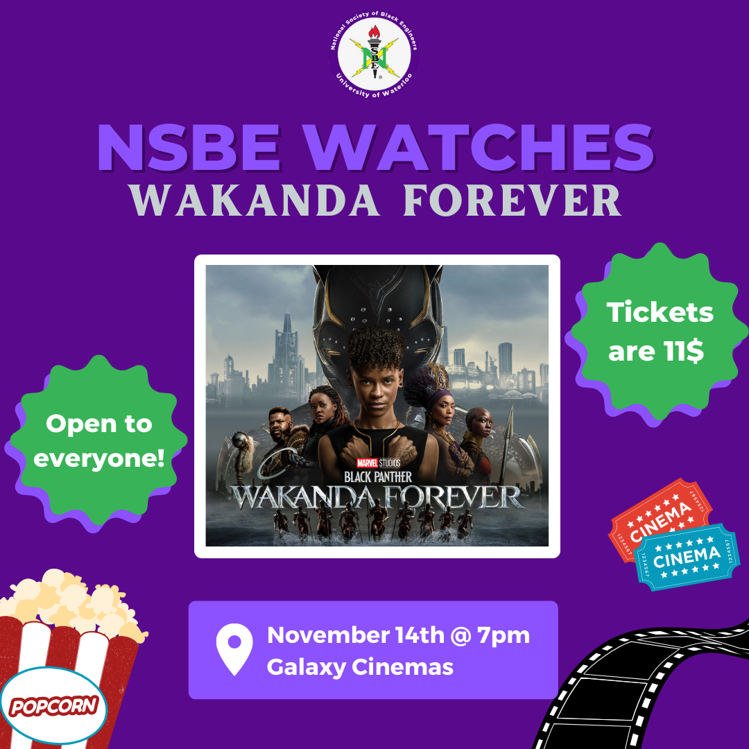 National Society of Black Engineers Watches Wakanda Forever