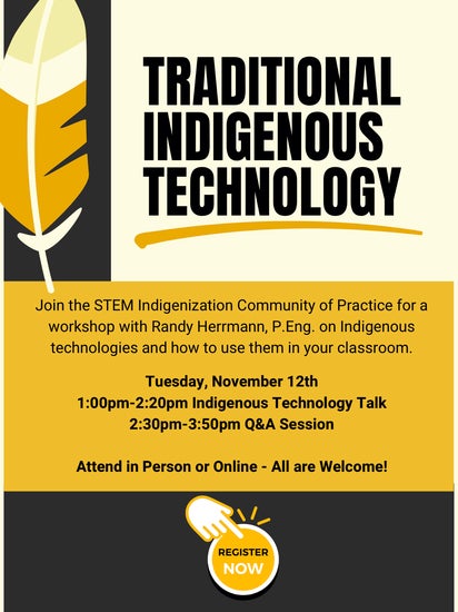 Indigenous Tech Talk Poster