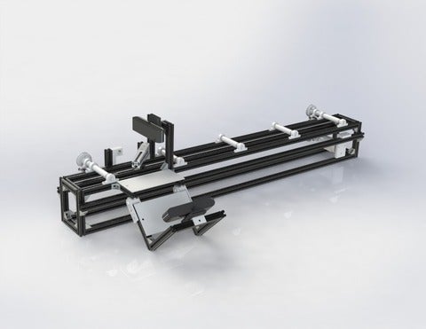 Solid model of conveyer belt prototype