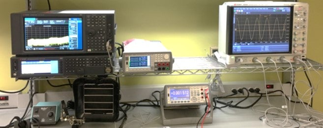 Picture of available Keysight equipment