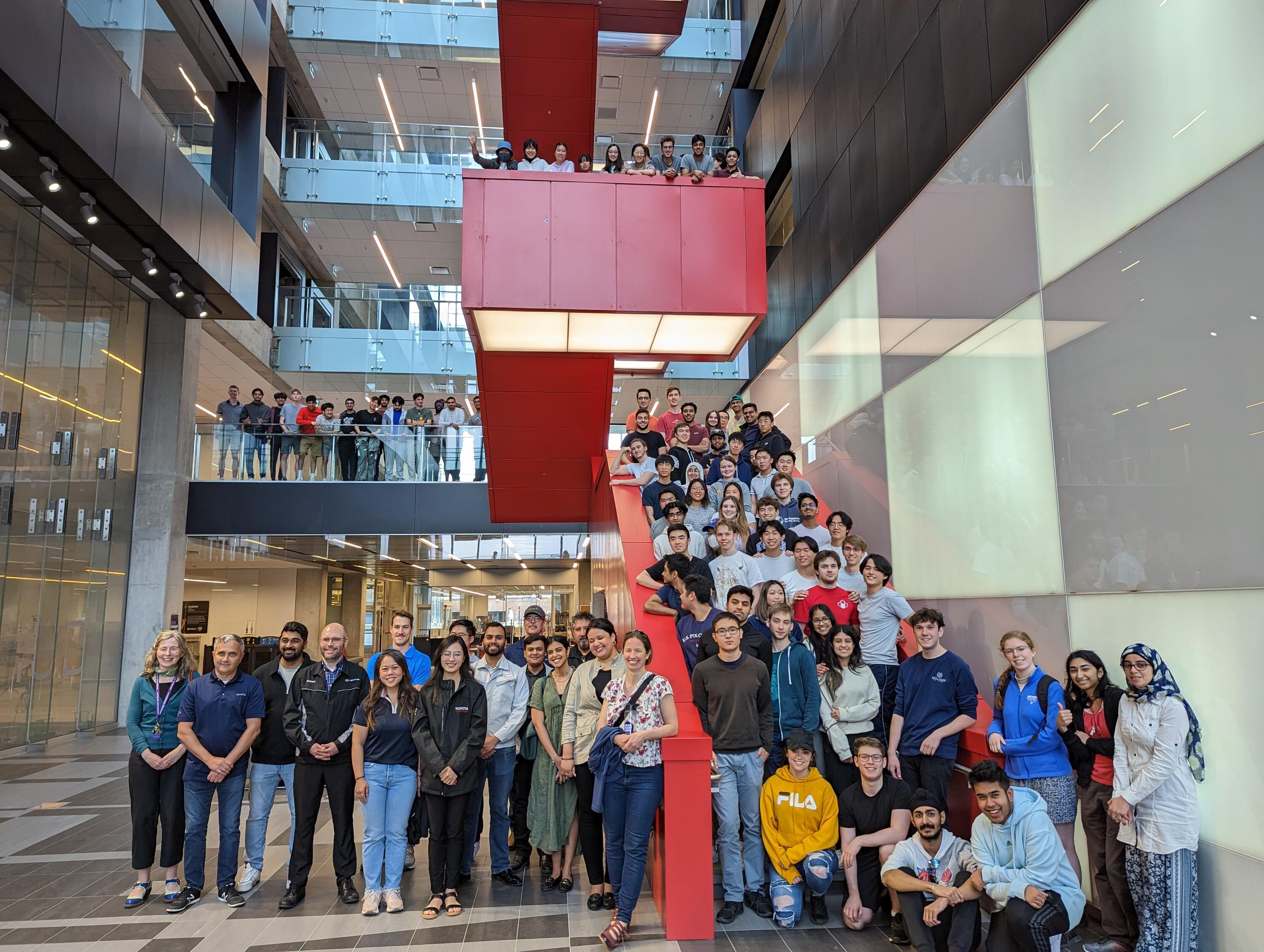 Student participants and organizers, May 2023 Toyota Innovation Challenge