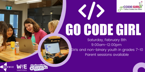 Go CODE Girl Event banner