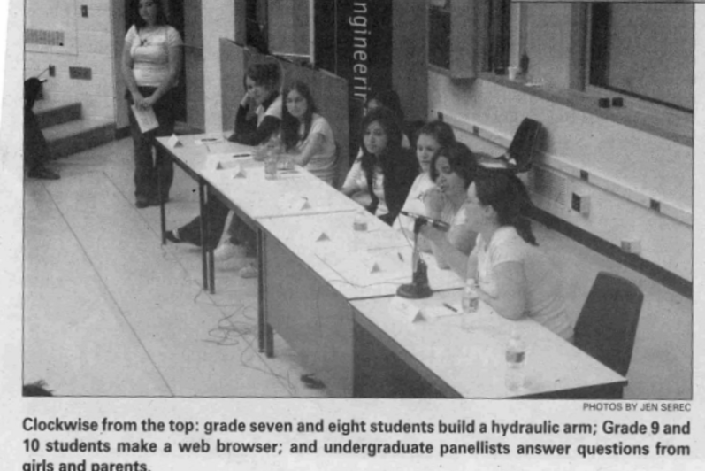 Article highlighting outcomes from Go ENG Girl 2008