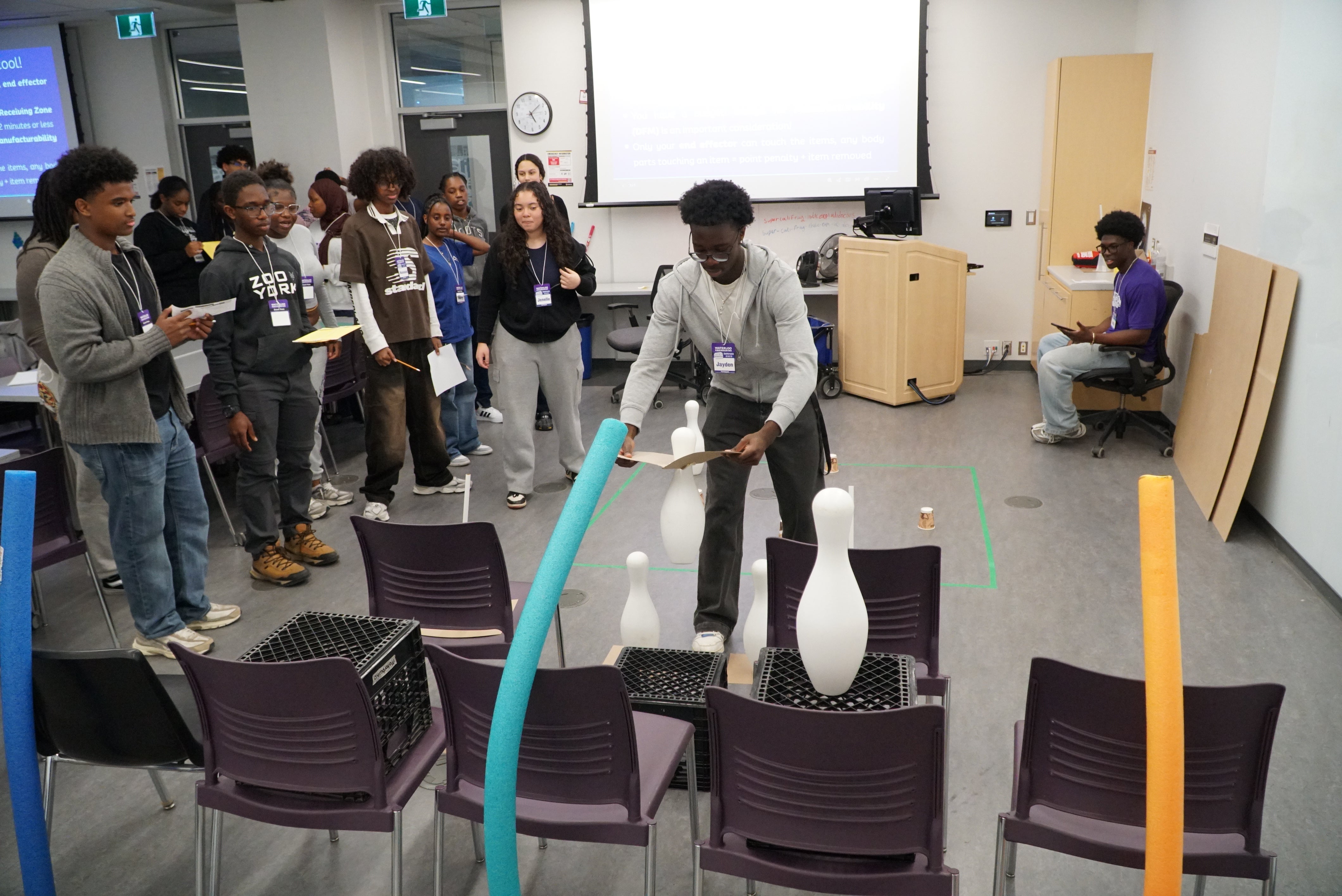 STEMpowered students attempt design challenge