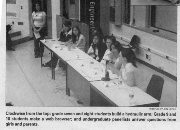 Article highlighting outcomes from Go ENG Girl 2008