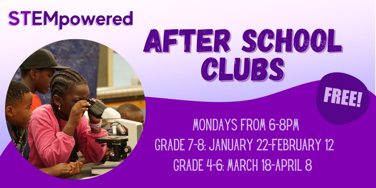 STEMpowered After School Clubs winter 2024