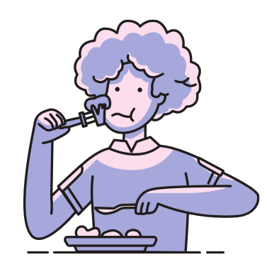 Person Eating Clipart