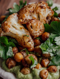 cauliflower and chick pea dish