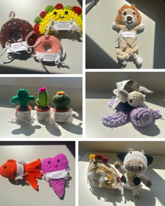 Community Yarn Creatures Collage