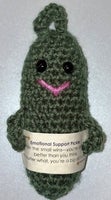 crocheted dill pickle