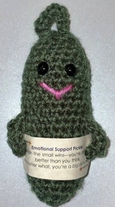 crocheted dill pickle