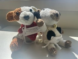 Dog and Cow crochet creatures