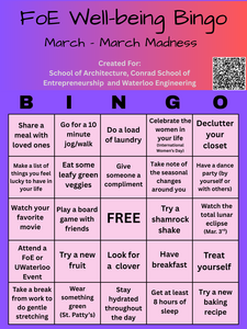 March Bingo 