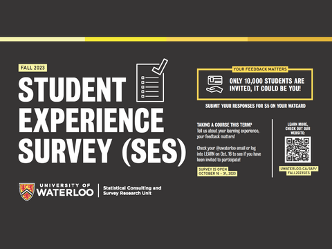  Student Experience Survey Fall 2023 poster