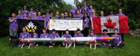 Waterloo Rocketry team 