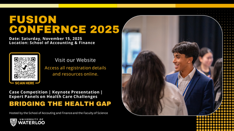 Fusion Conference 2025 — Nov 15, 2025, at the School of Accounting & Finance. Hosted by SAF and Faculty of Science.