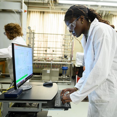 Students in lab