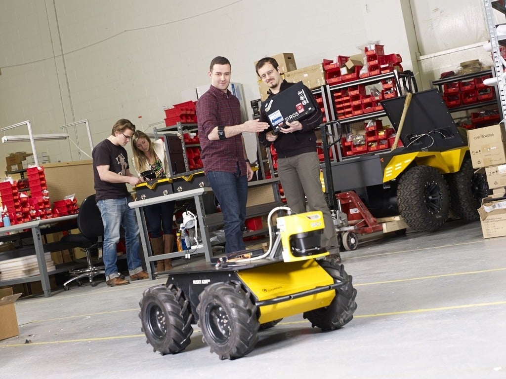 Matt Rendall and Ryan Gariepy of Clearpath Robotics