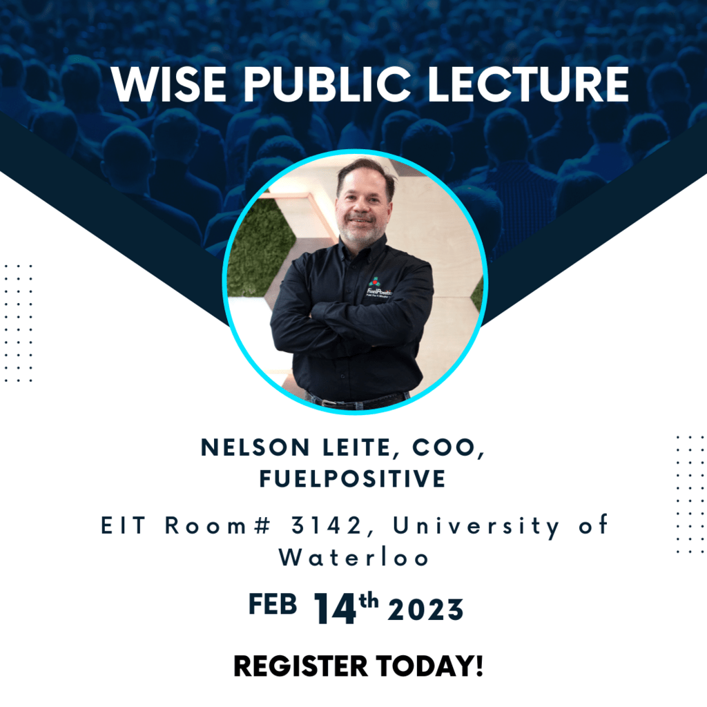 WISE Public Lecture by Nelson Leite, COO, FuelPositive