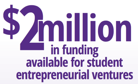 $2 million in funding available for student entrepreneurial ventures
