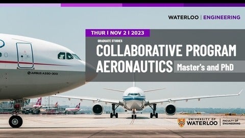 Aeronautics webinar event banner