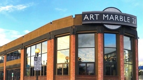 Storefront view of Art Marble 21