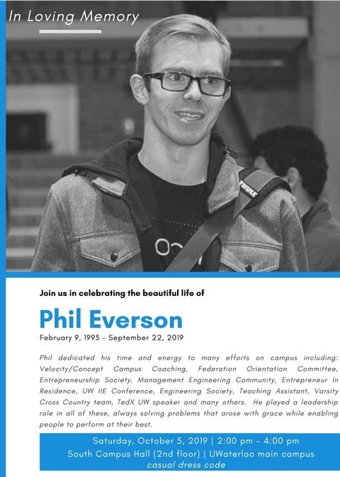 Memorial event for Phil Everson