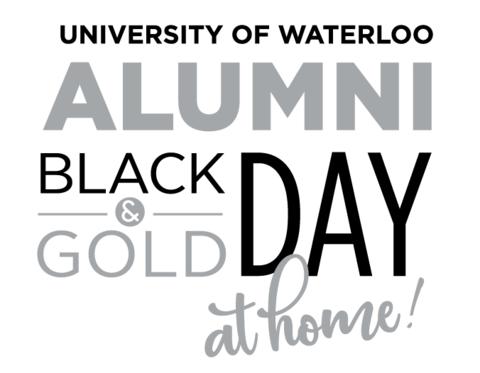 UWaterloo Alumni Black & Gold Day at Home logo
