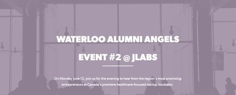 Waterloo Alumni Angels - event #2 banner