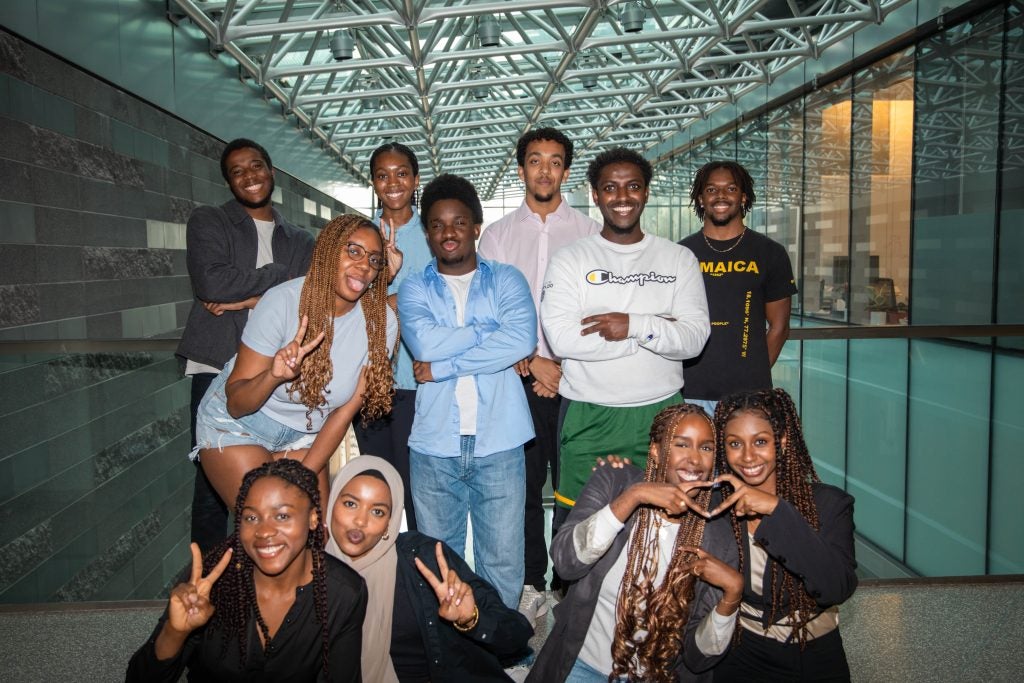 Group of NSBE members