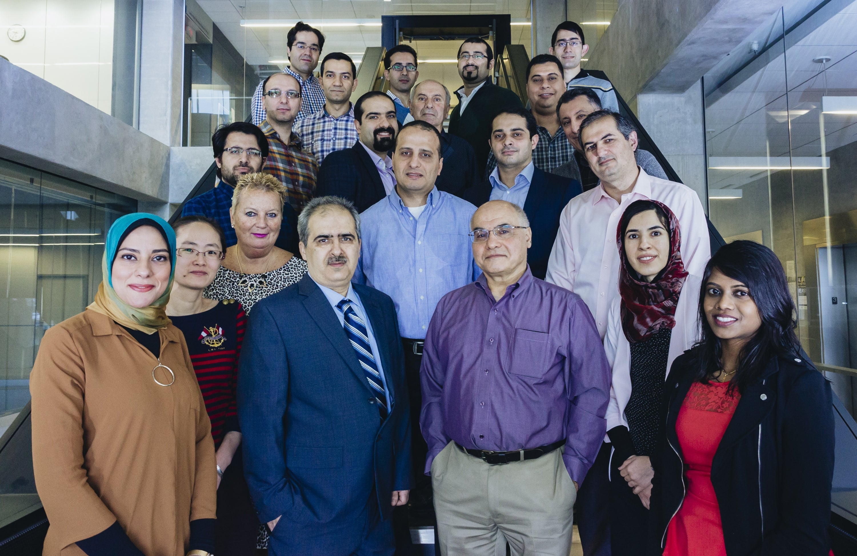 Safieddin (Ali) Safavi-Naeini and his research team at CIARS.