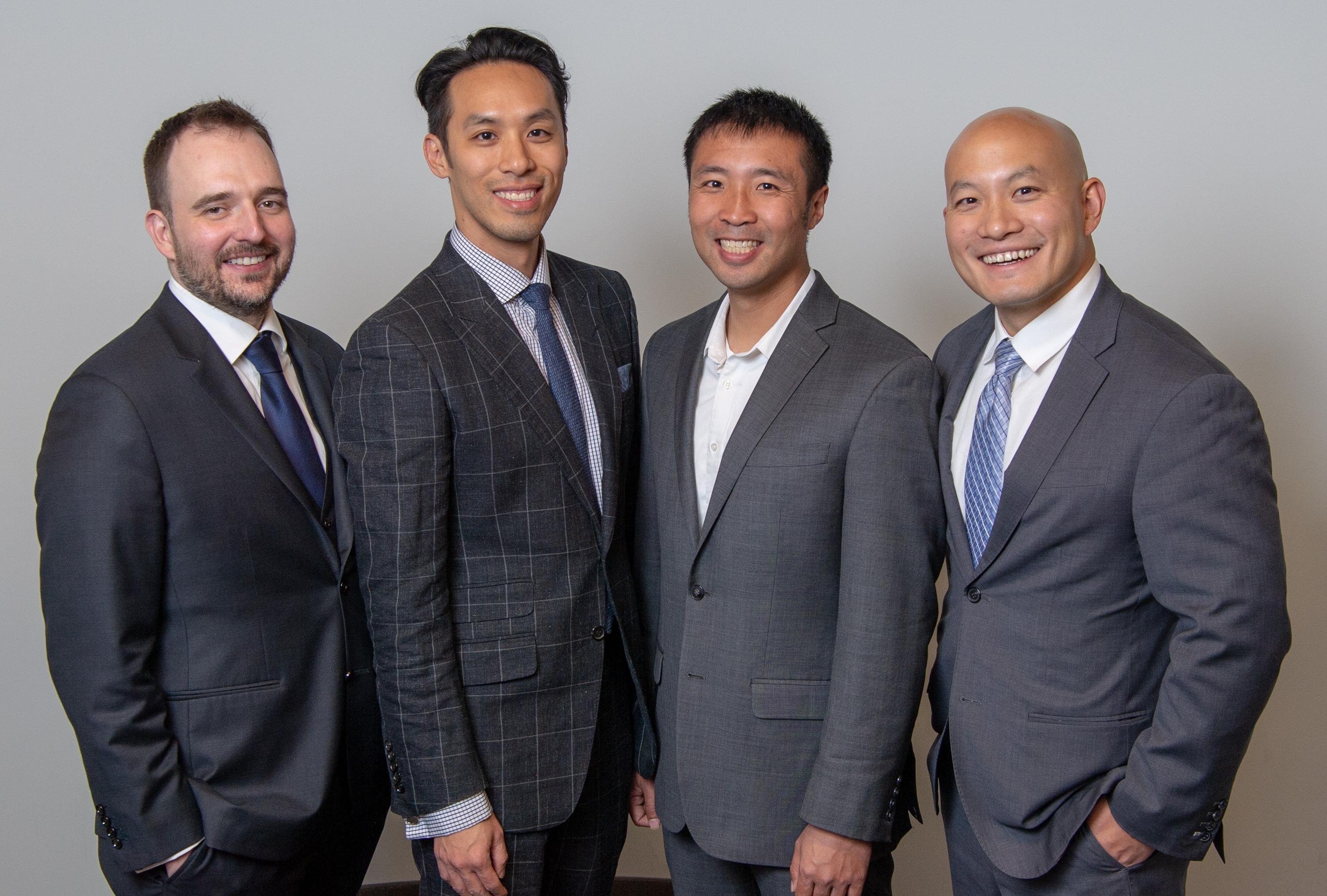 Flipp Corporation founders (left to right) David Meyers, David Au-Yeung, Matthew Cheung and Wehuns Tan at the 2018 Awards Dinner.