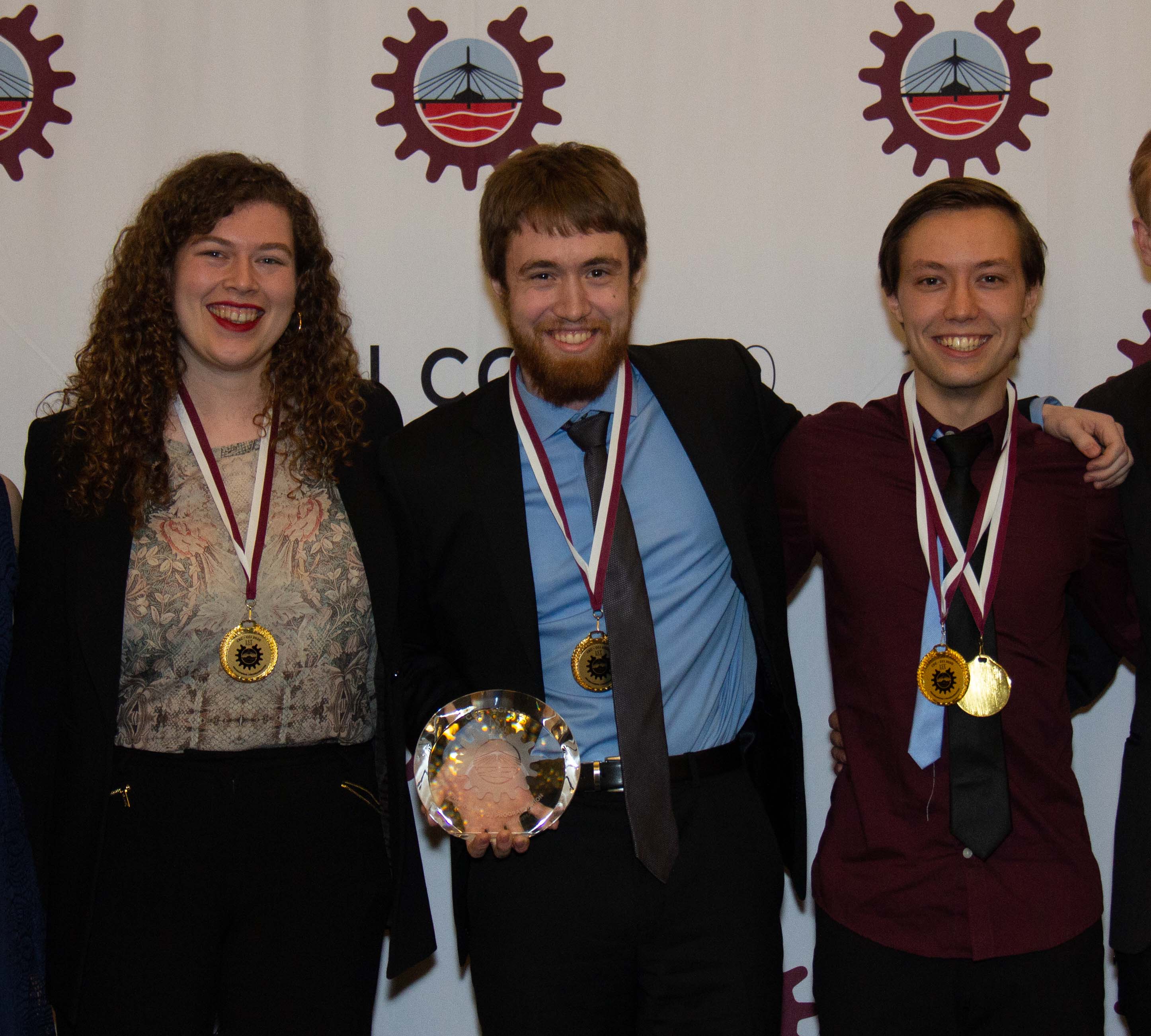 First place in the Programming challenge was awarded to Waterloo software engineering students Jasper Chapman-Black, Céline O'Neil and Sean Purcell.