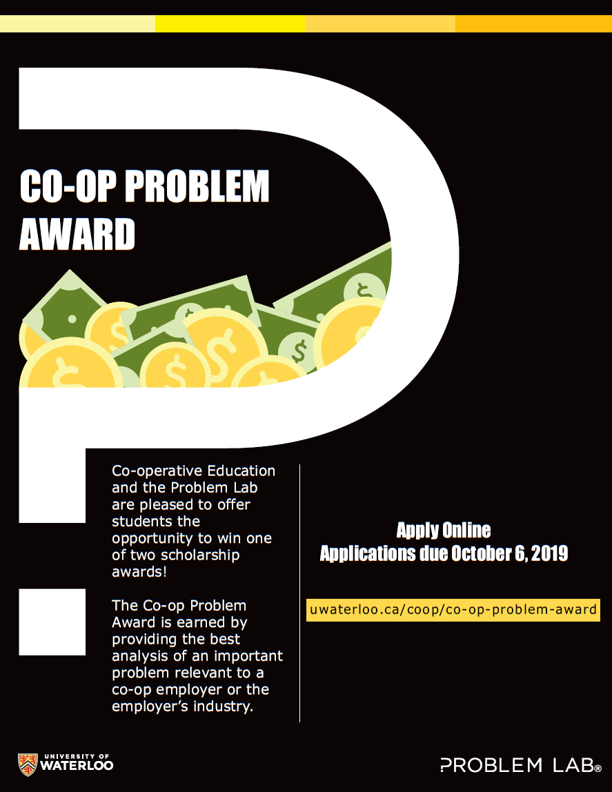 Co-op problem award flyer